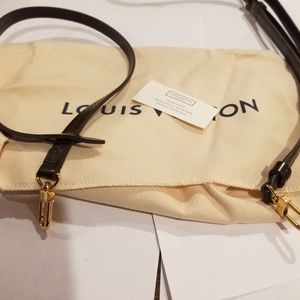 Authentic  Louis Vuitton Crossbody Strap 1 and 1 LV Wrist strap !! Never worn!